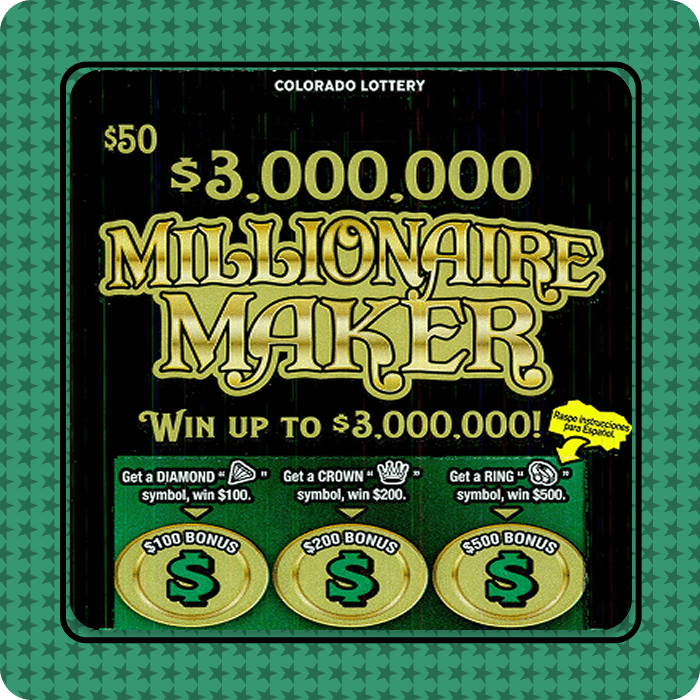 $3,000,000 Millionaire Maker scratch-off ticket