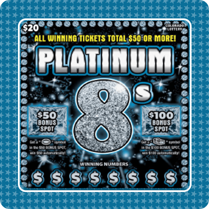 Platinum 8s scratch-off ticket