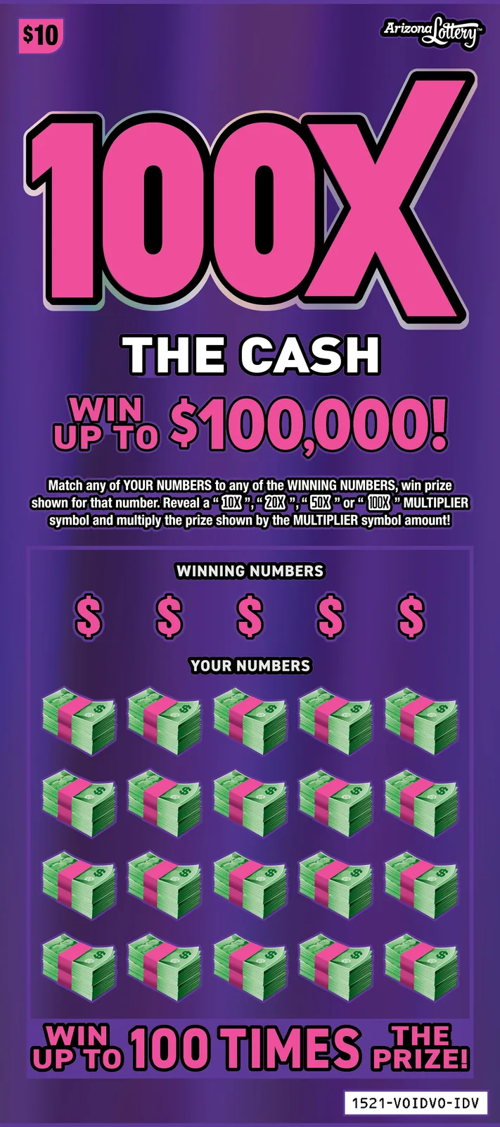 100X The Cash #1521