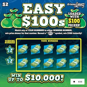 Easy $100s scratch-off ticket