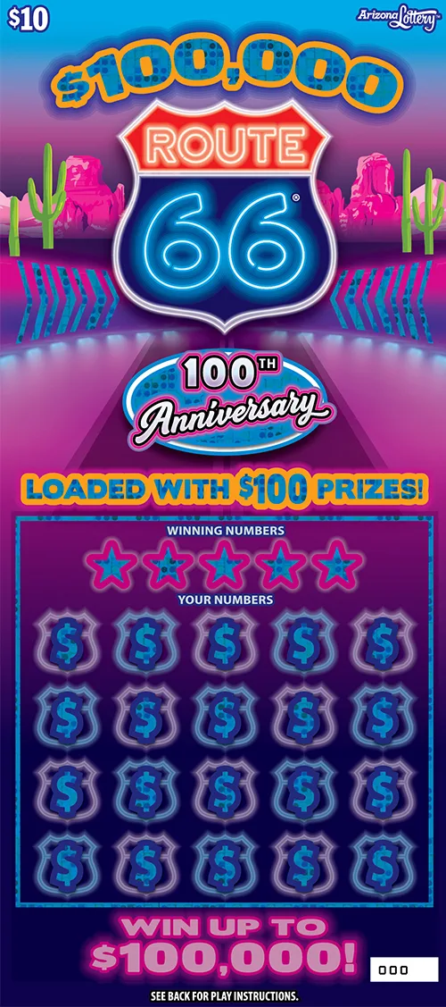 $100,000 ROUTE 66® #1533