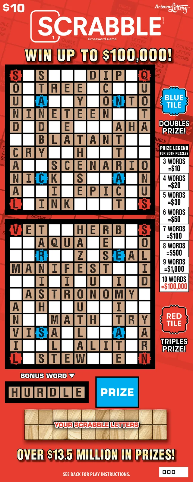 SCRABBLE® Crossword Game #1541