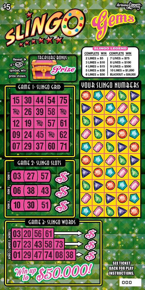 SLINGO® Gems #1551