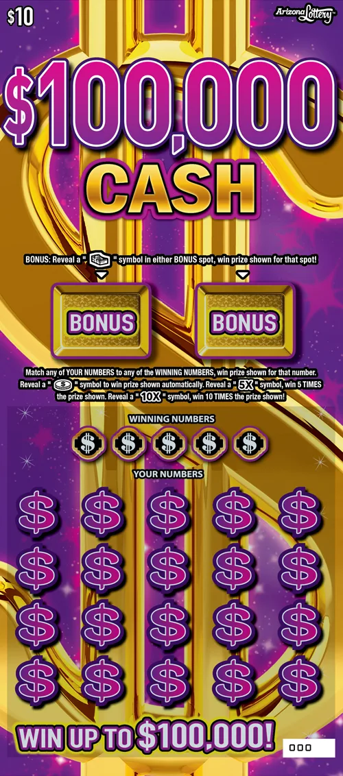 $100,000 Cash #1553