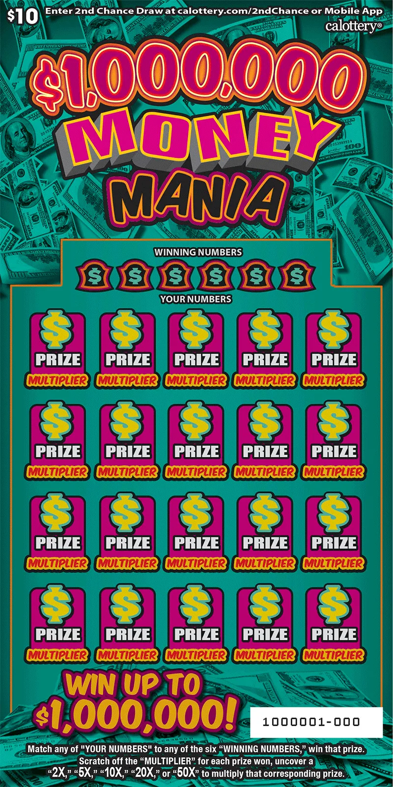 $1,000,000 Money Mania