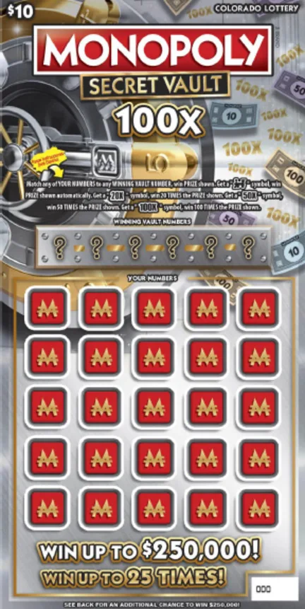 Monopoly™ Secret Vault 100X