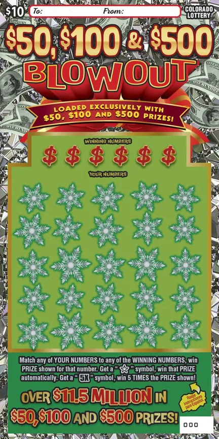 $50, $100 & $500 BLOWOUT