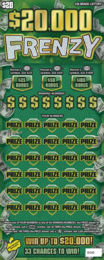 $20,000 FRENZY