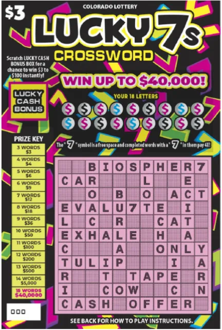 LUCKY 7s CROSSWORD