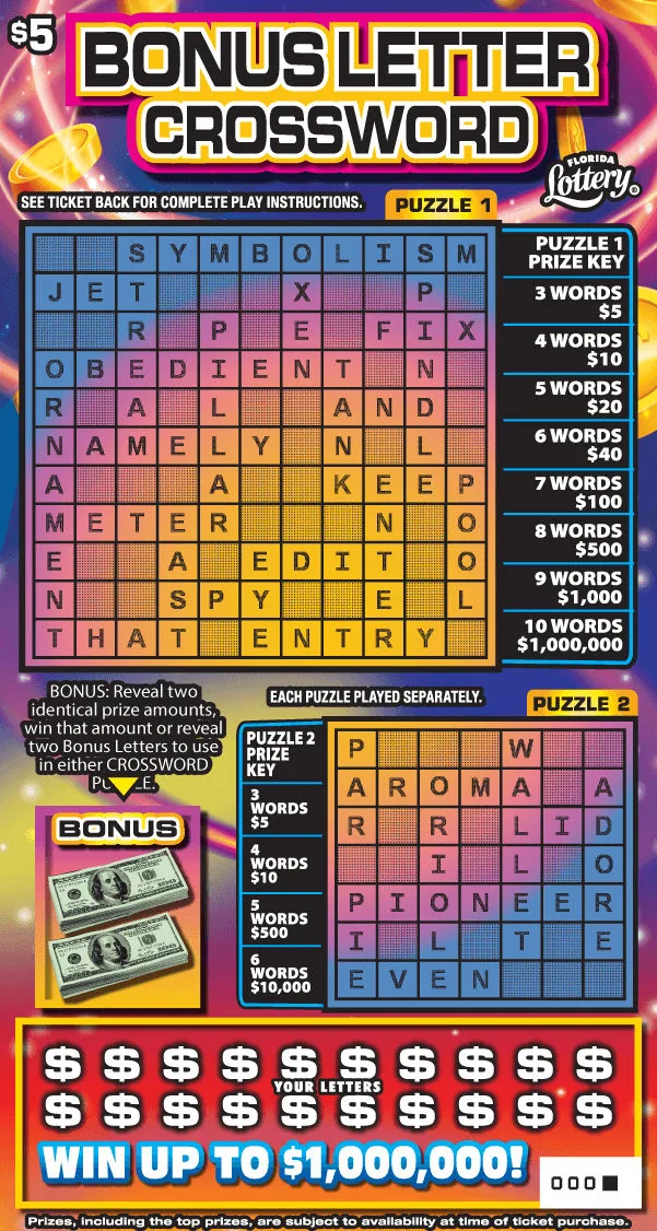 BONUS LETTER CROSSWORD