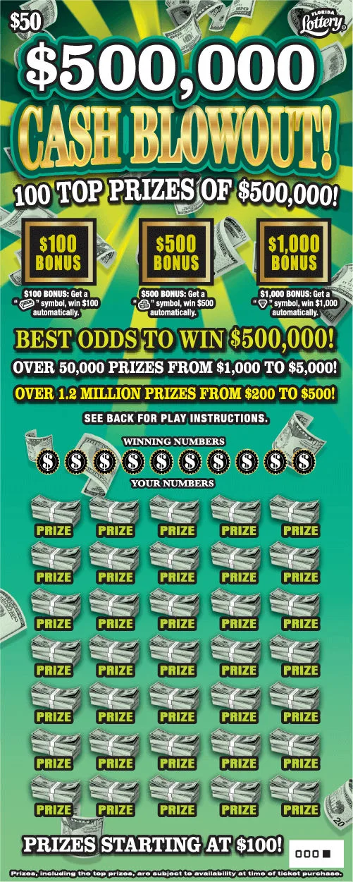$500,000 CASH BLOWOUT!