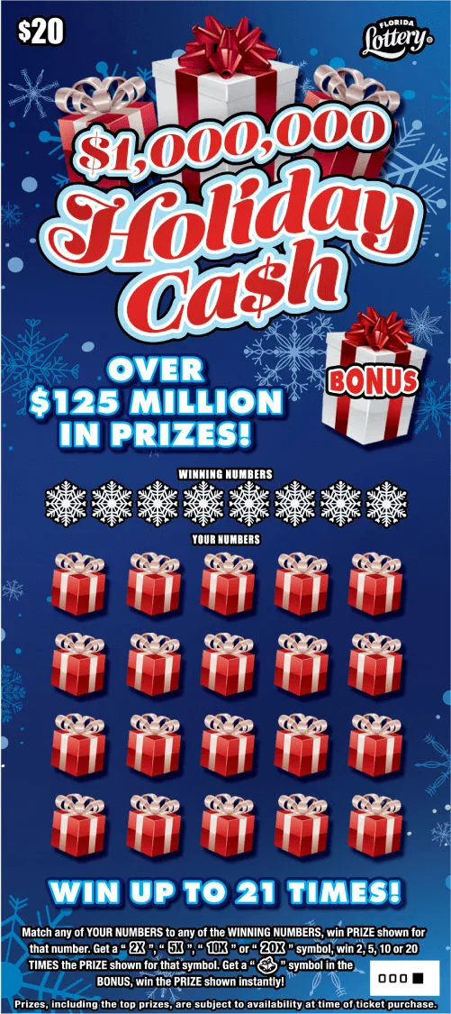 $1,000,000 HOLIDAY CA$H