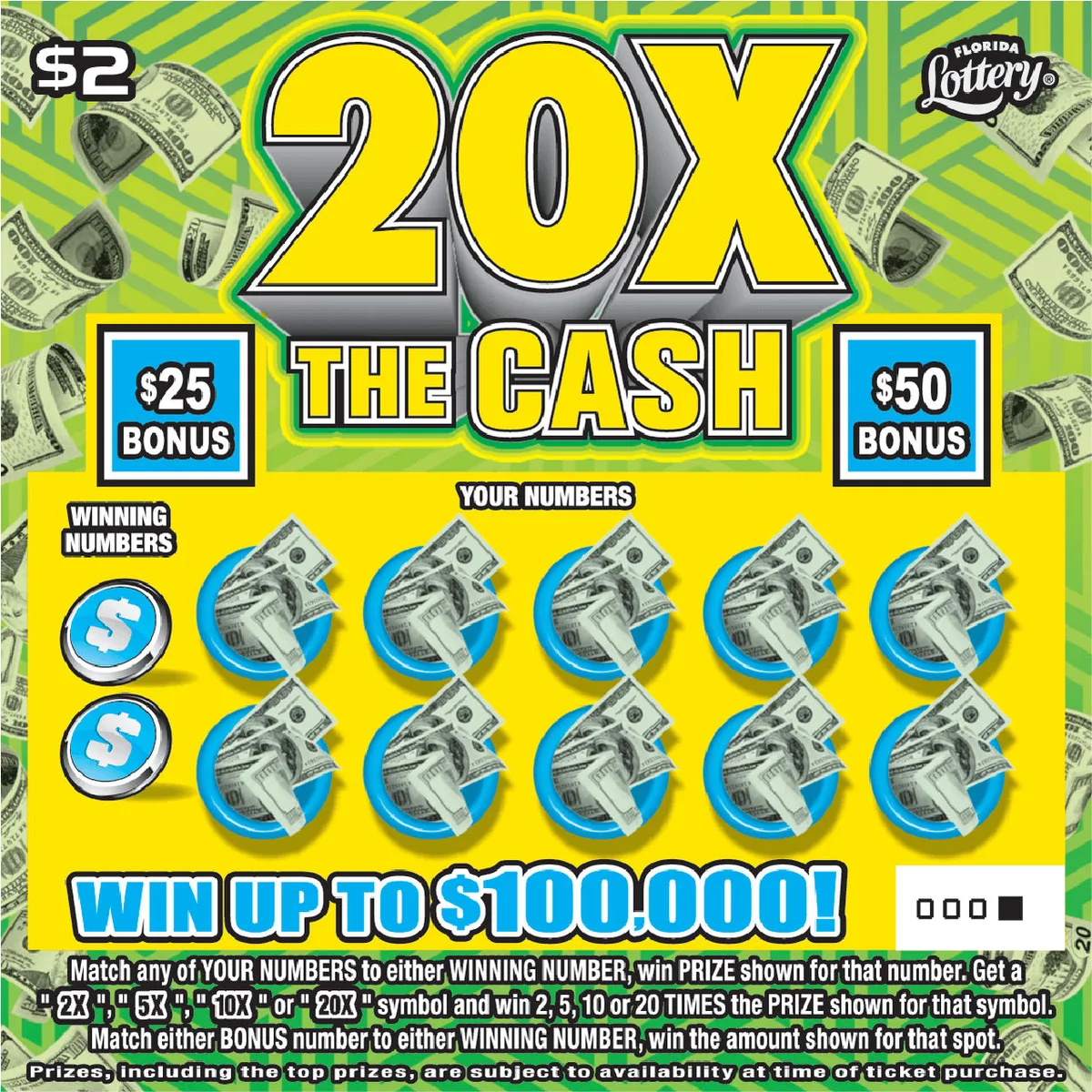 20X THE CASH (#1620)