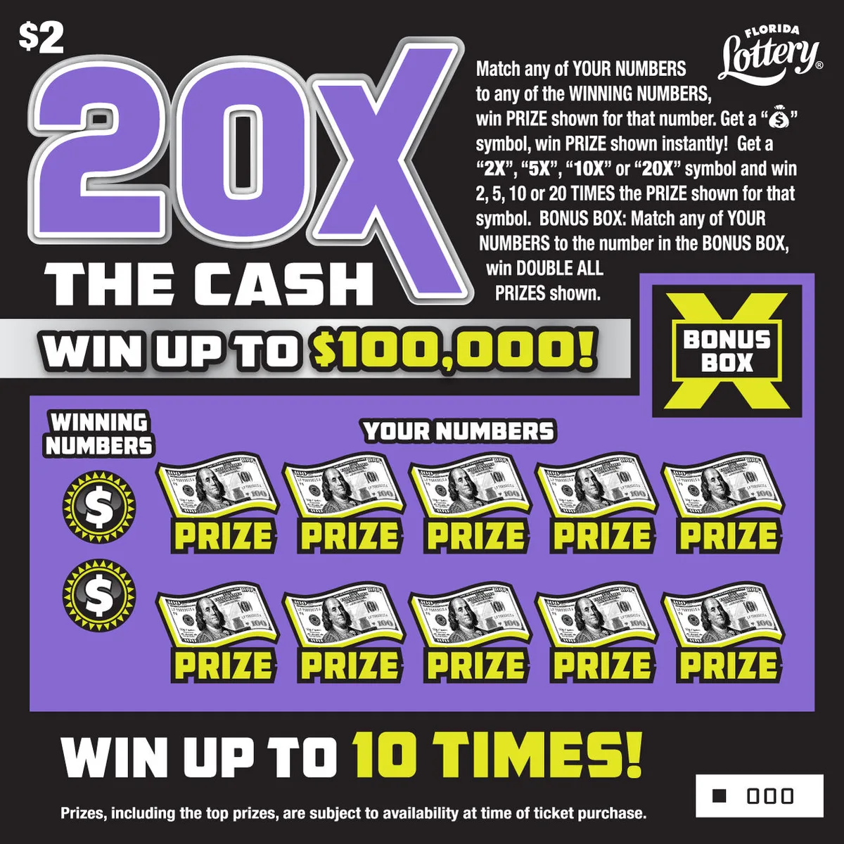 20X THE CASH (#5027)