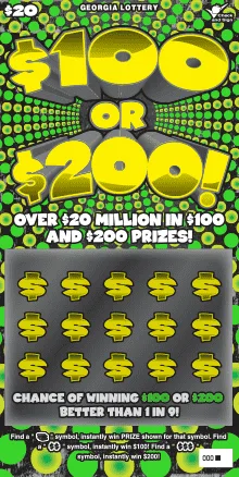 $100 OR $200!
