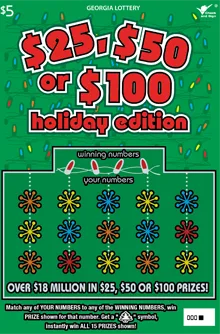 $25, $50 or $100 holiday edit