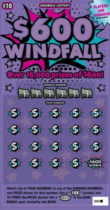 $600 WINDFALL
