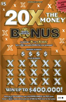 20X THE MONEY BONUS DOUBLER