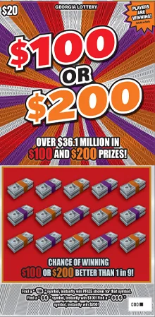 $100 OR $200