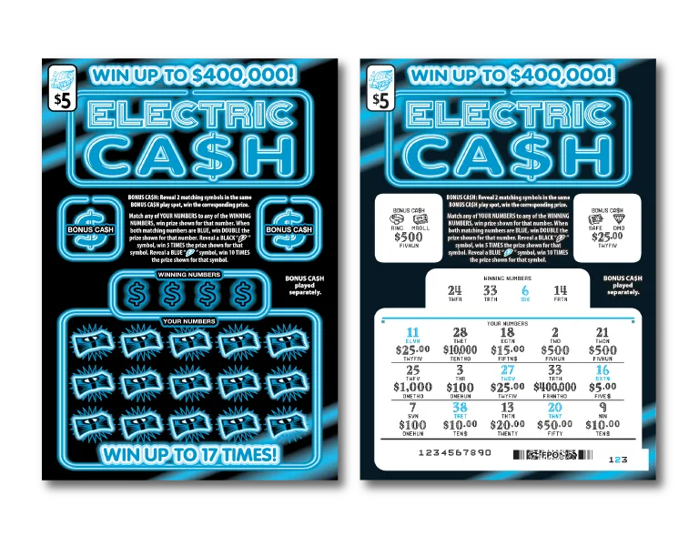 Electric Cash Illinois scratch-off ticket