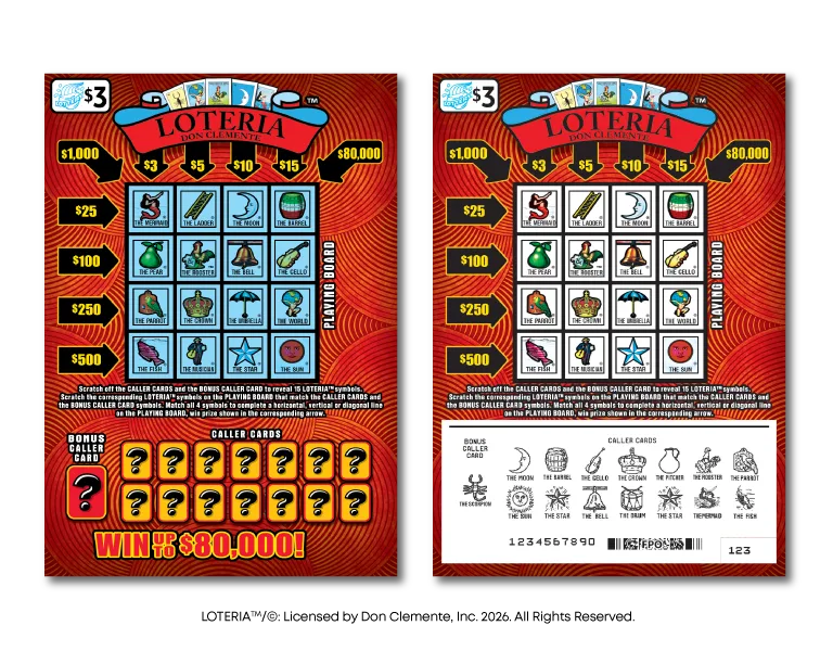 Loteria™ Illinois scratch-off ticket