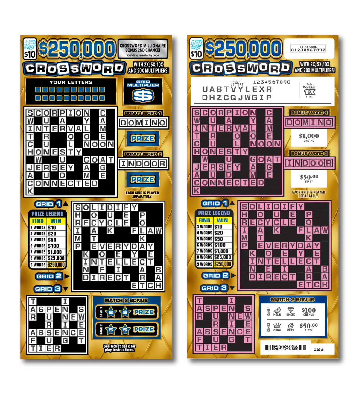$250,000 Crossword