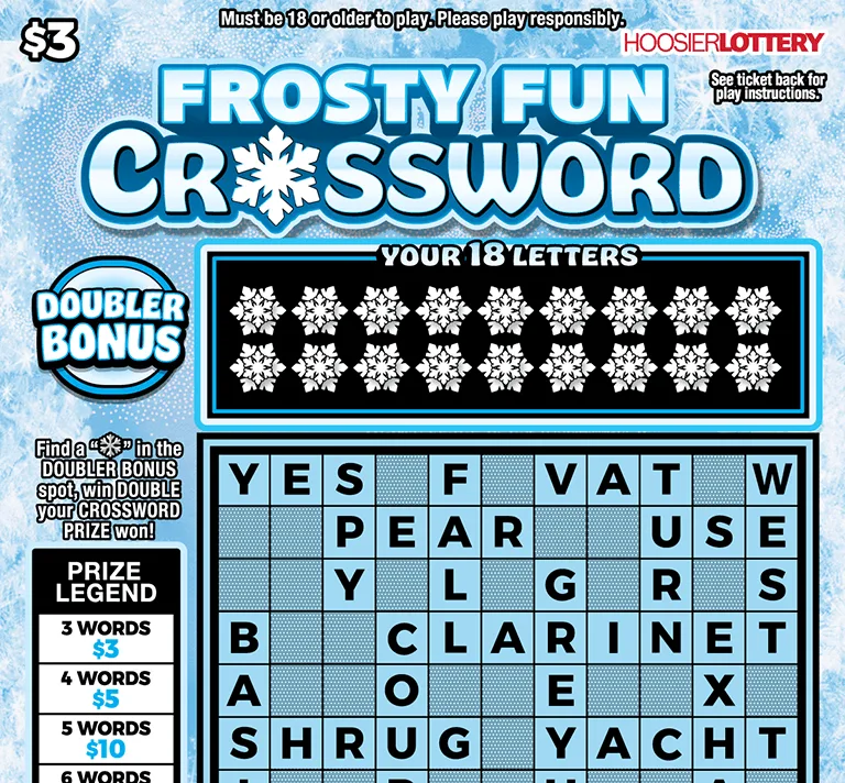 FROSTY FUN CROSSWORD