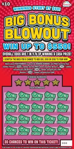 Big Bonus Blowout