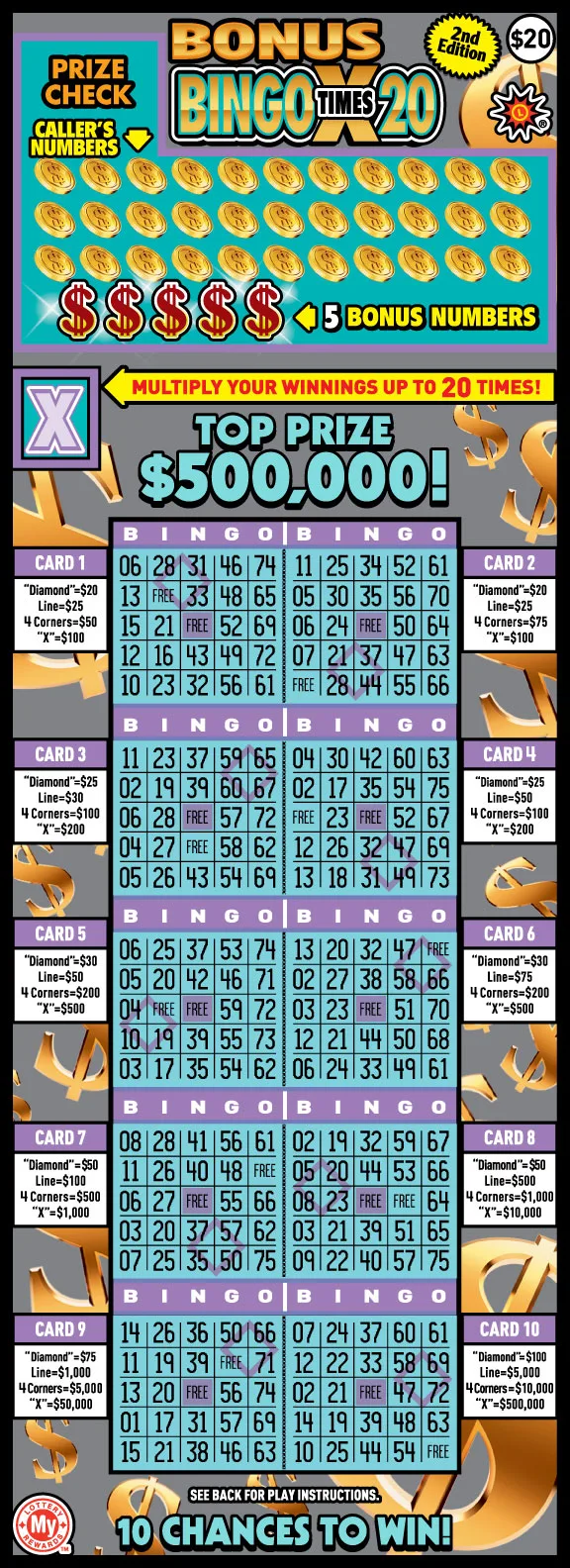 Bonus Bingo X20