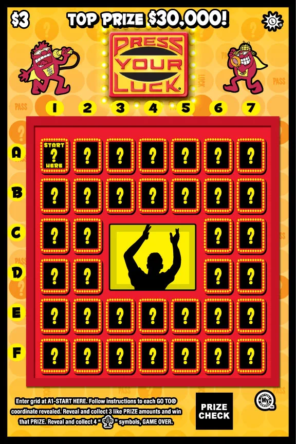 PRESS YOUR LUCK® Scratch-Off Odds & Remaining Prizes (Maryland ...