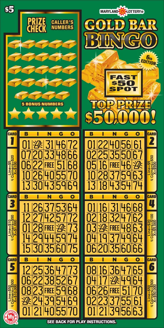Gold Bar Bingo (#756)