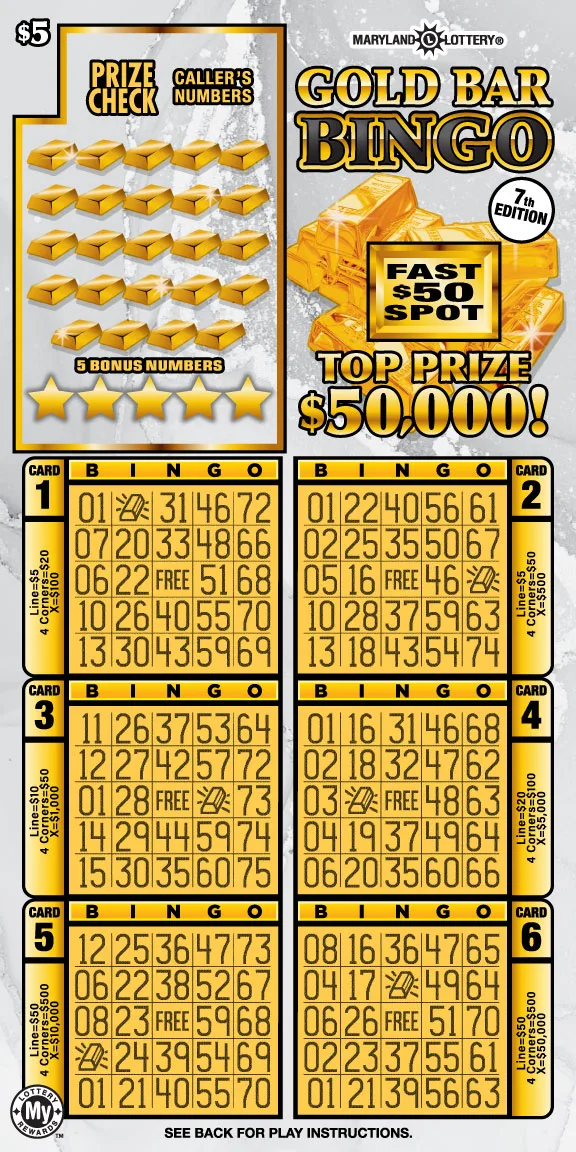 Gold Bar Bingo (#809)