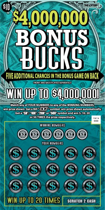 $4,000,000 Bonus Bucks