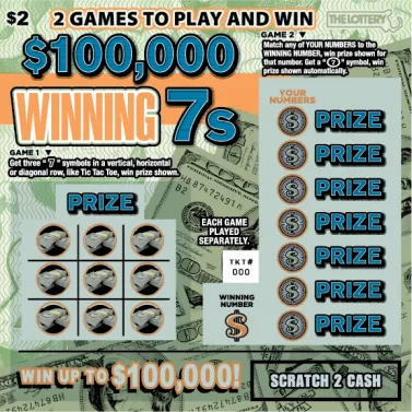 $100,000 Winning 7S