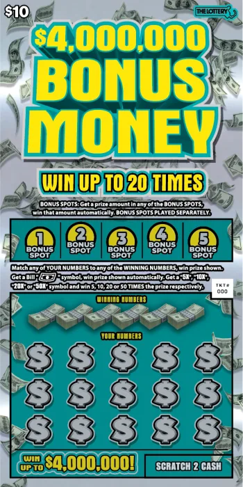 $4,000,000 Bonus Money