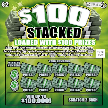 $100 Stacked