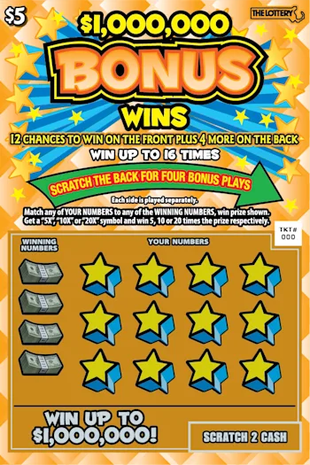 $1,000,000 Bonus Wins