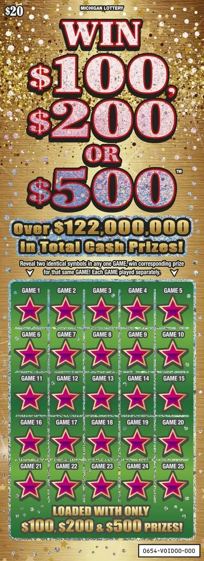 Win $100, $200 or $500 (#654)