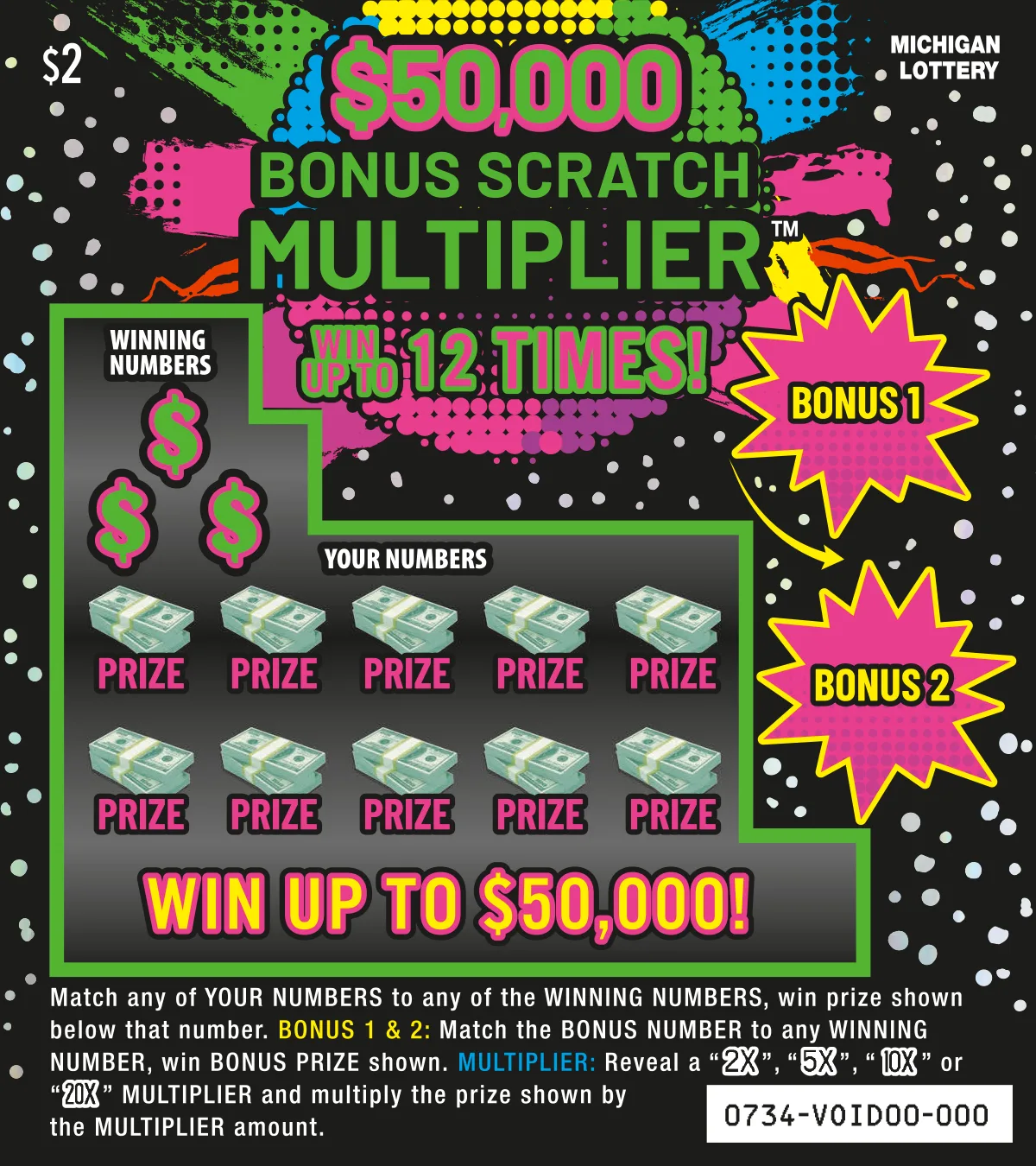$50,000 Bonus Scratch Multiplier
