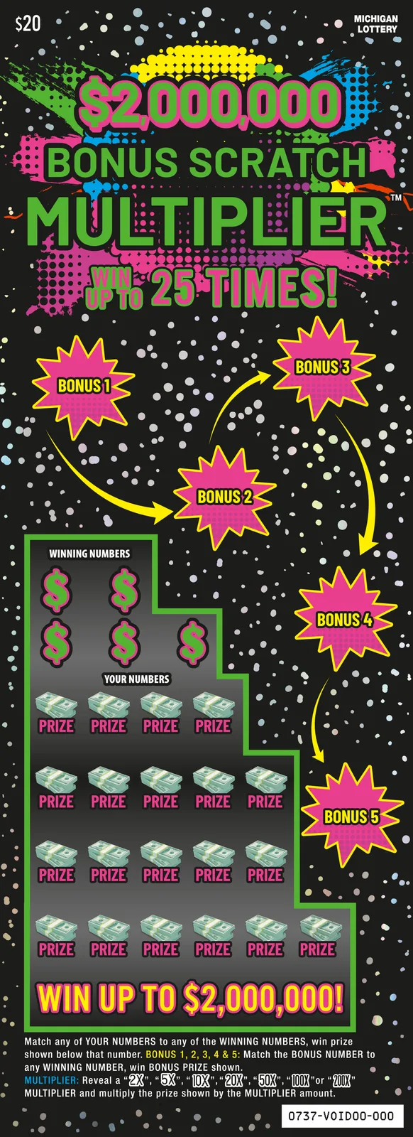$2,000,000 Bonus Scratch Multiplier