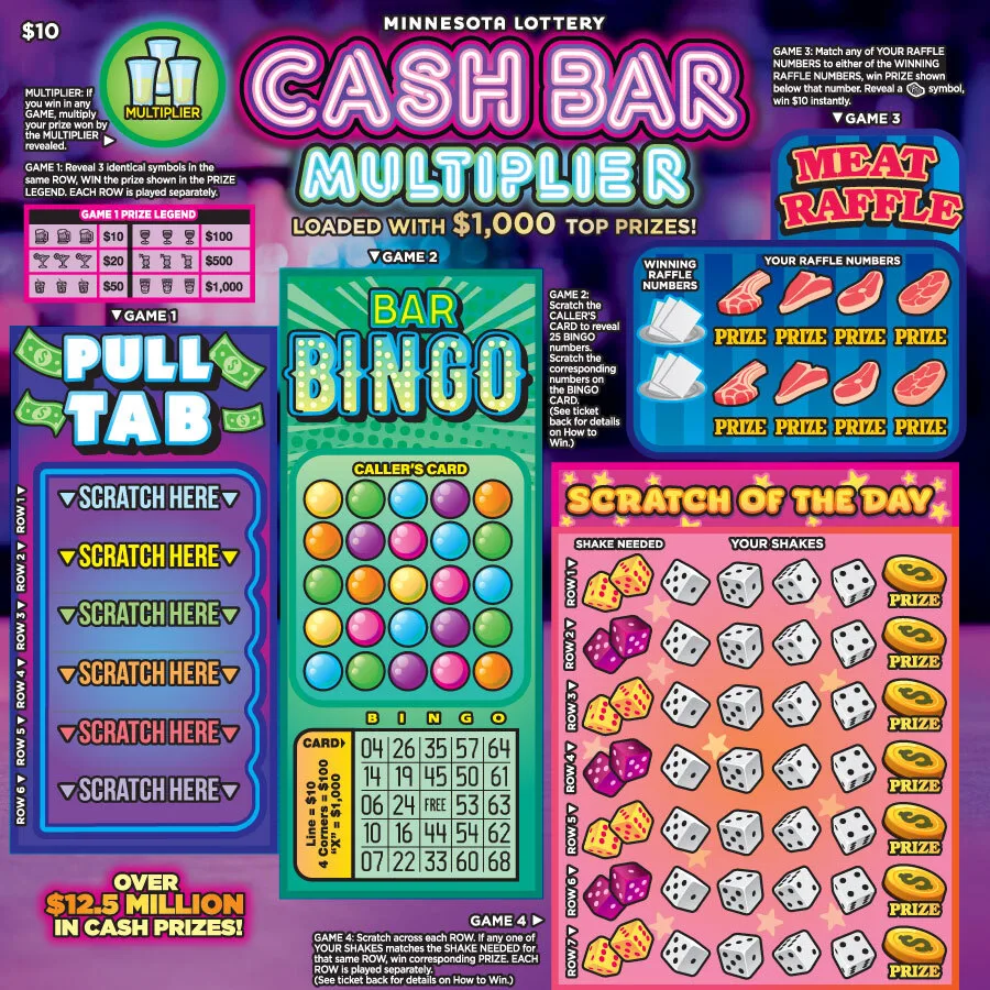 Life Scratch Off CASH BAR MULTIPLIER Scratch-Off Odds & Remaining Prizes (Minnesota ...