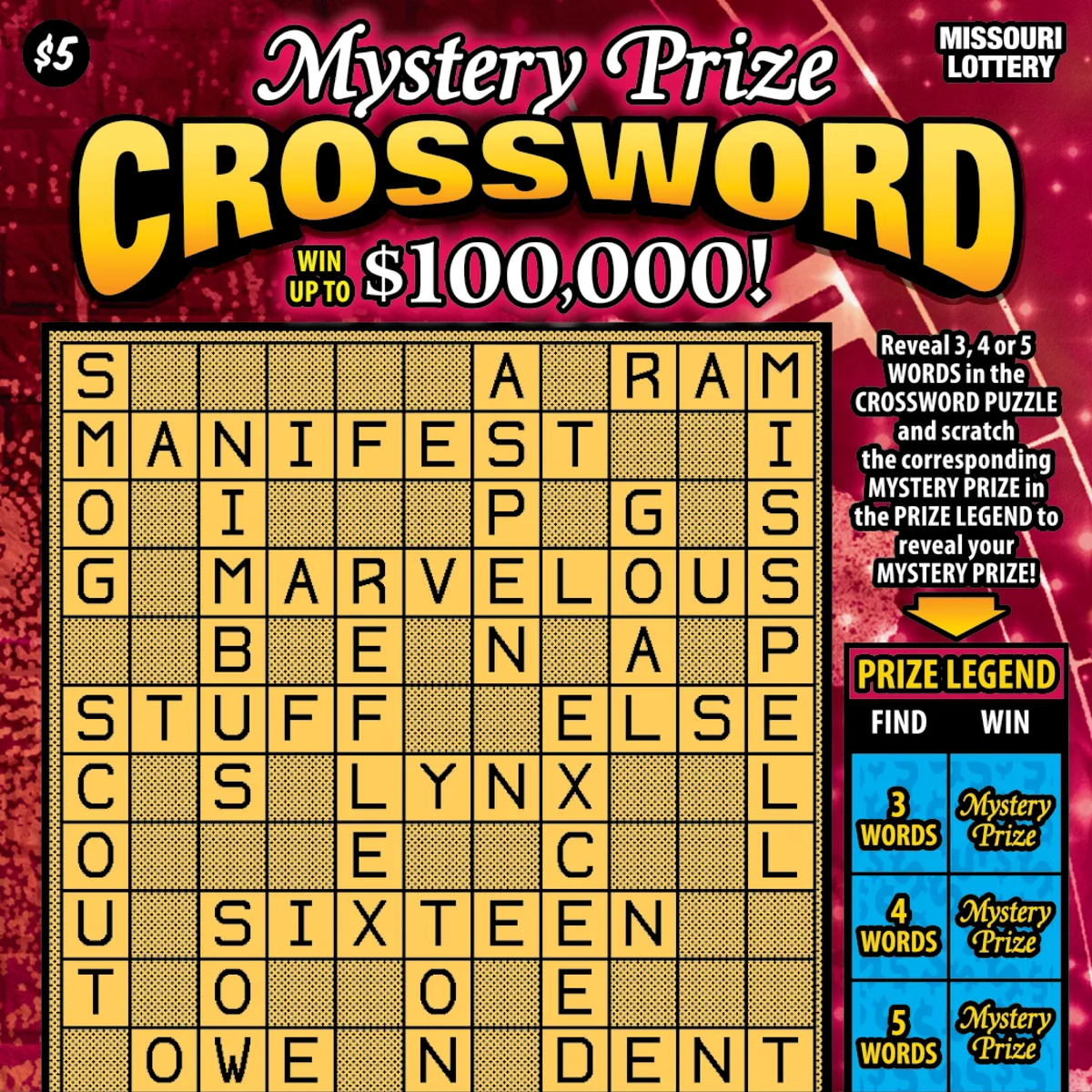 MYSTERY PRIZE CROSSWORD