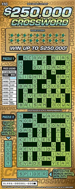 $250,000 Crossword (#1886)