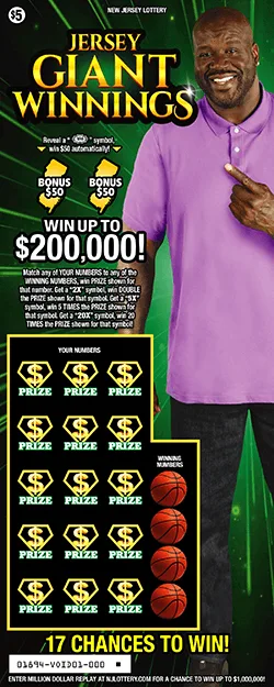 Jersey Giant Winnings