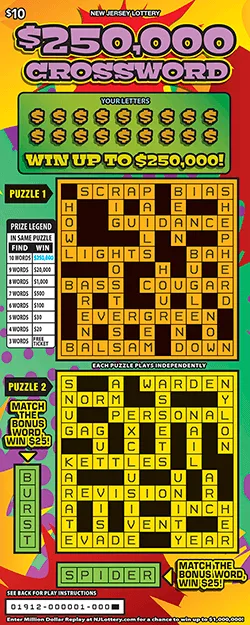 $250,000 Crossword (#1912)