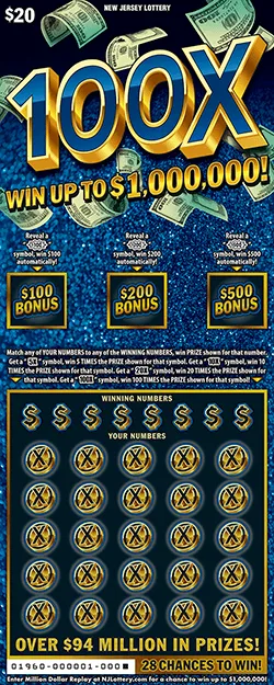 100X