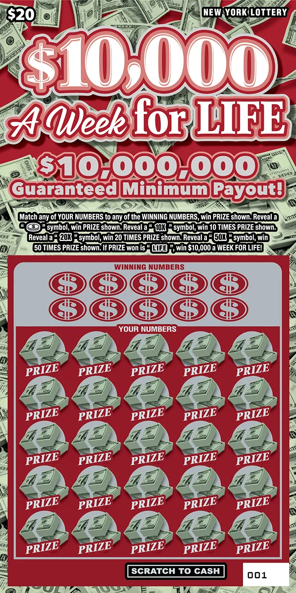 $10,000 A WEEK FOR LIFE (#1584)