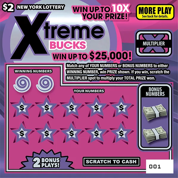 XTREME BUCKS New York scratch-off ticket