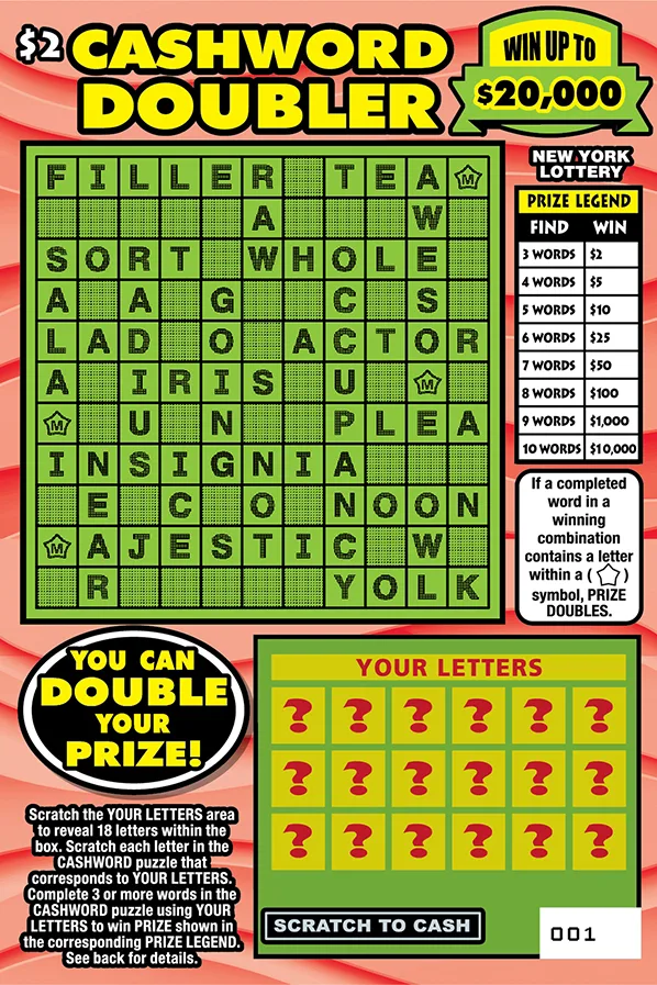 CASHWORD DOUBLER (#1619)