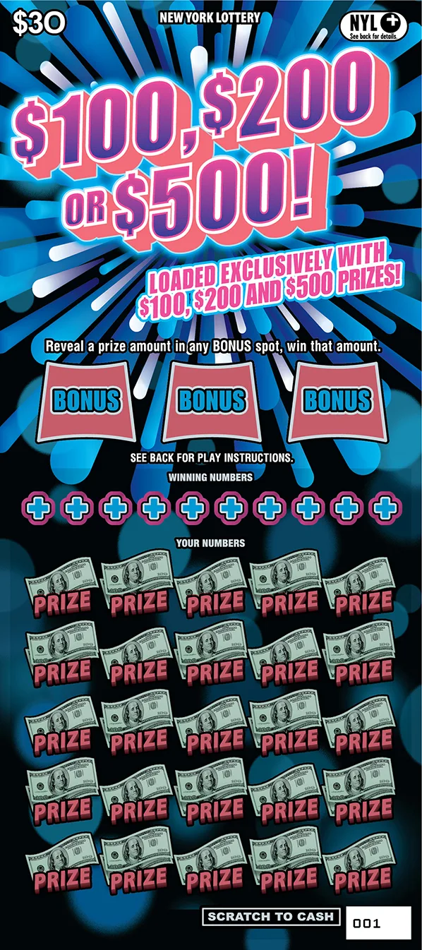 $100, $200 OR $500!